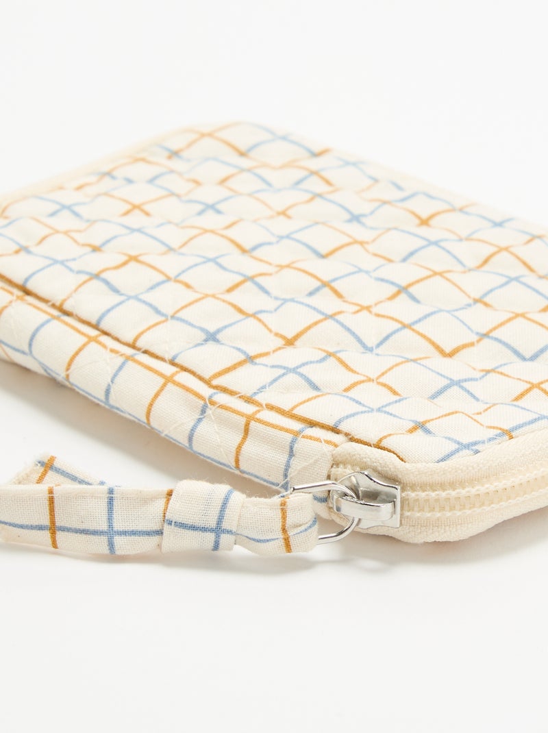Mini-Stepptasche Ecru - Kiabi