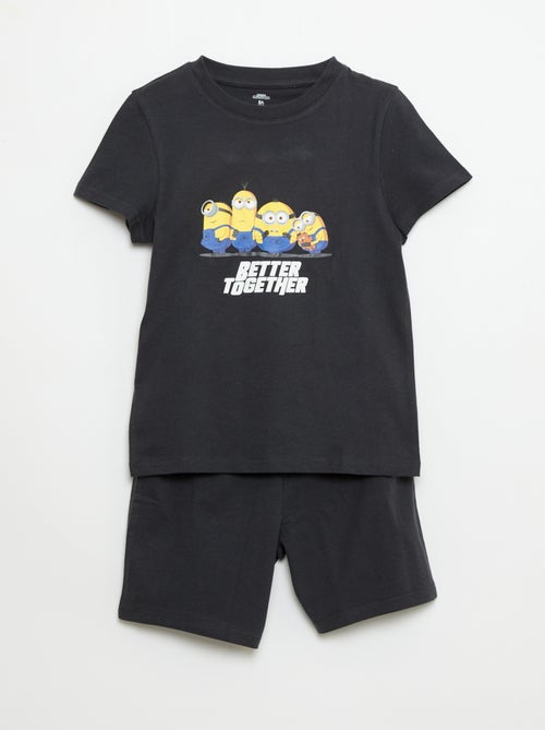 "Minions" Short Pyjama Set: T-shirt + Shorts - 2-Piece - Kiabi