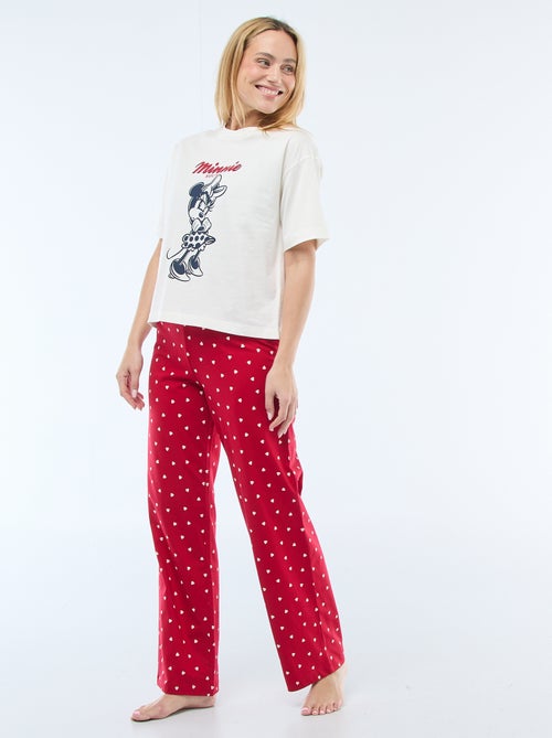 Minnie Print 2-Piece Pajama Set - Kiabi