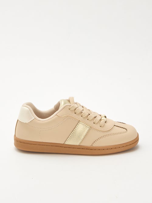 Modische Sneakers mit Leo-Print-Einsätzen - Kiabi