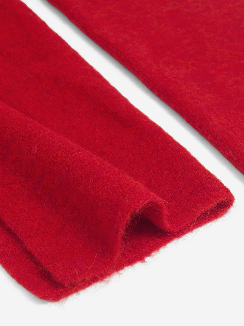 Mohair-Schal Rouge - Kiabi