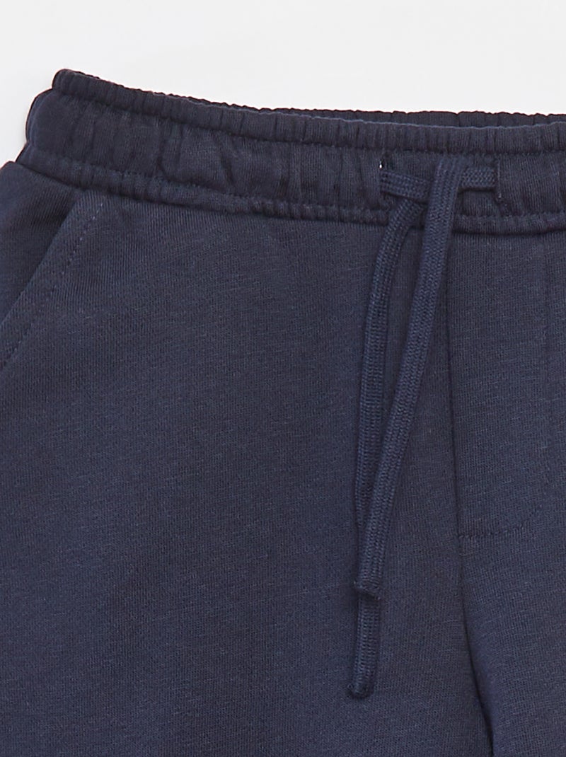 Molton-Jogginghose mit Taschen Blau - Kiabi