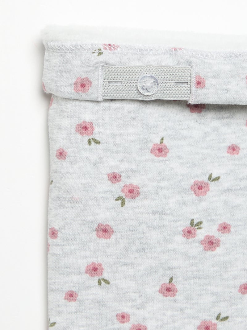 Molton-Leggings Grau - Kiabi