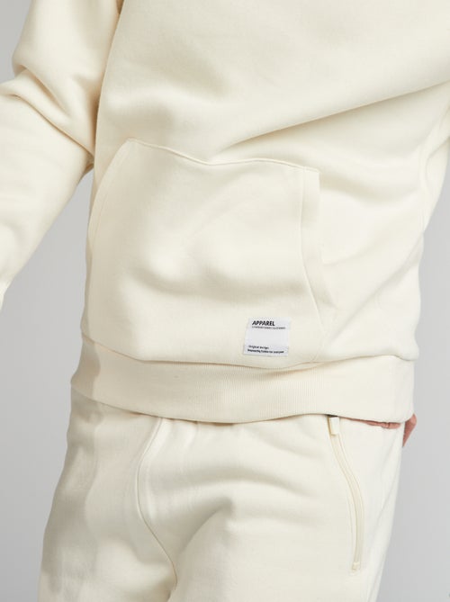 Molton-Sweatshirt mit Kapuze - Kiabi