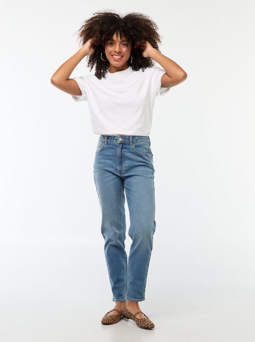 Mom jeans 5 pockets L34 - Kiabi