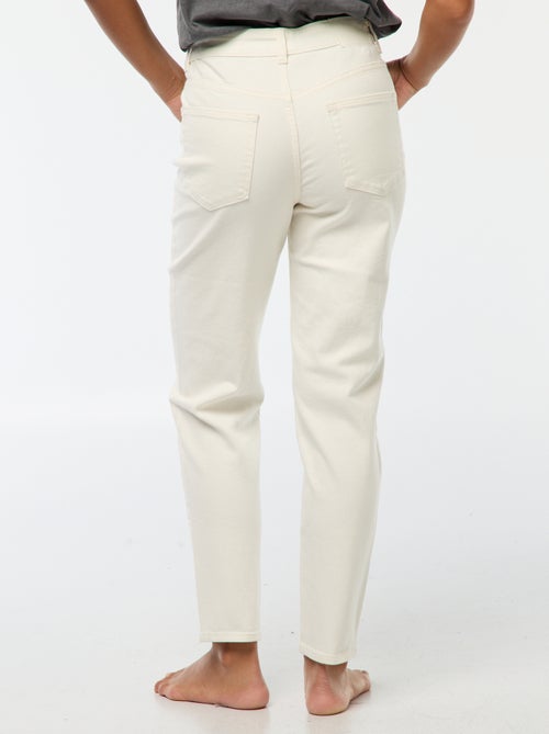 Mom jeans 5 pockets L34 - Kiabi