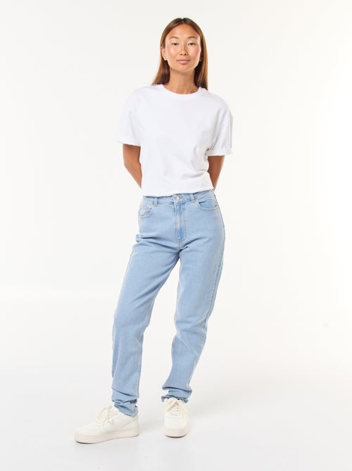 Mom-Jeans mit 5 Taschen L34 - Kiabi