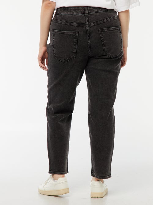 Mom-Jeans mit hohem Bund - L34 - Kiabi Mom-Jeans mit hohem Bund - L34 - Kiabi