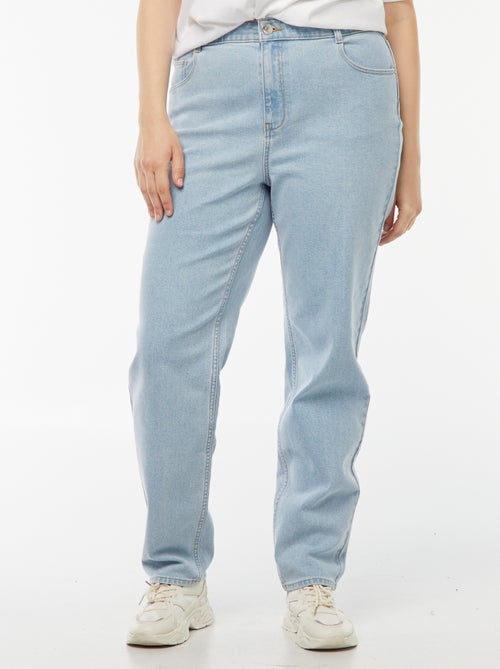 Mom-Jeans mit hoher Taille - L30 - Kiabi