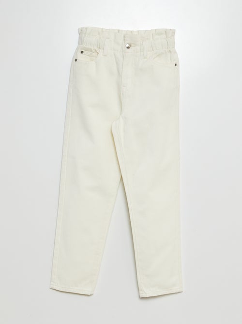 Mom Paperbag Jeans - Kiabi