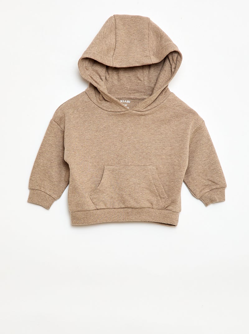 Monochrome Hoodie and Joggers Set - 2 Piece Beige - Kiabi