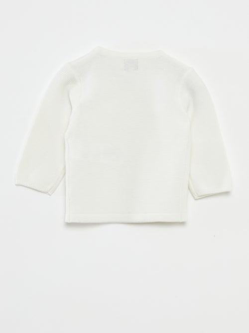 Moss Stitch Knit Sweater - Kiabi