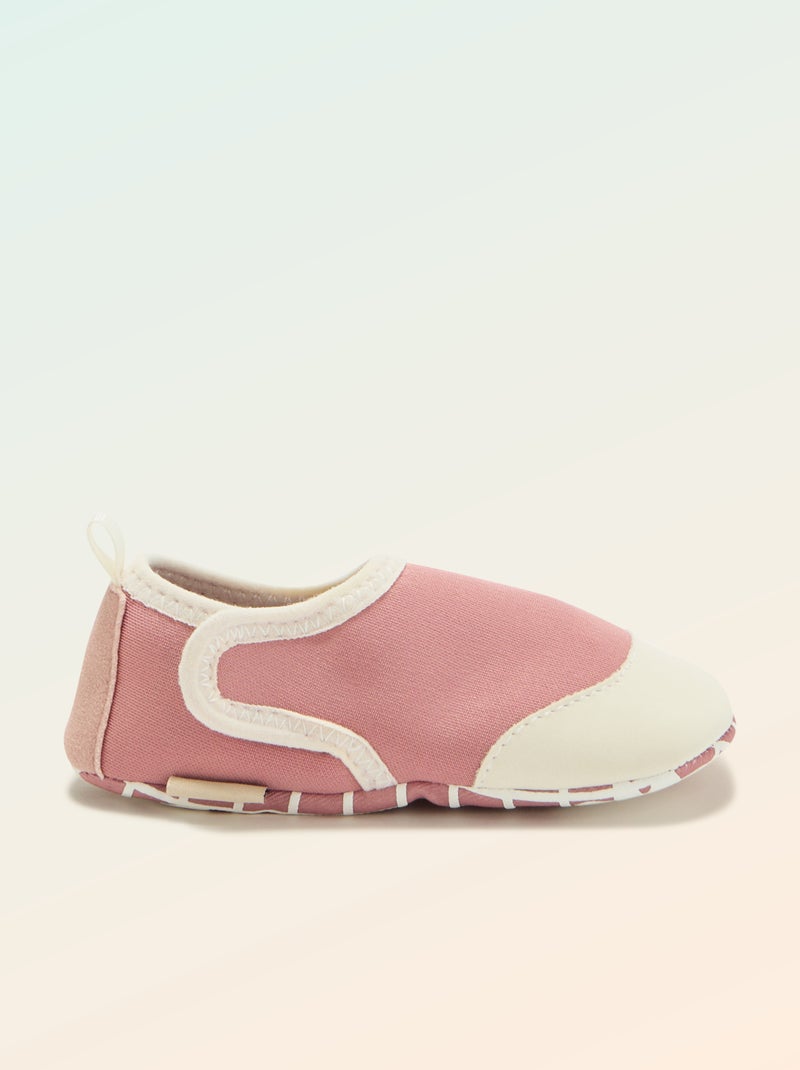 Motor Skills Level 2 'Crawling' Soft Shoes - Kitchoun Pink - Kiabi