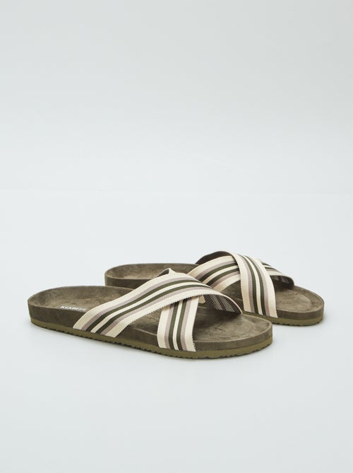 Mules avec brides croisées - Kiabi