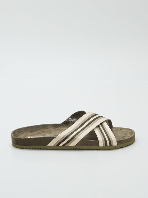 Mules avec brides croisées - Kiabi