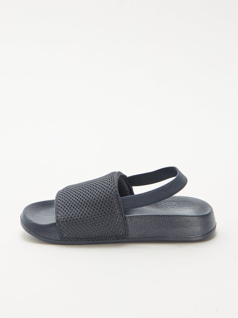 Mules da piscina elasticizzate Blu - Kiabi