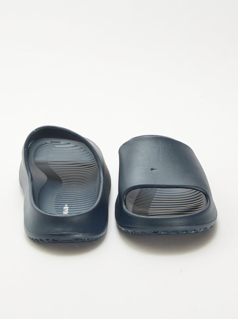 Mules de piscine compensées Bleu - Kiabi