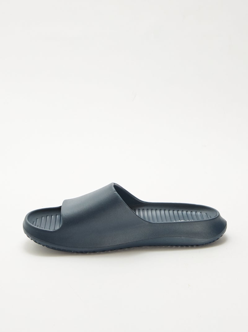 Mules de piscine compensées Bleu - Kiabi