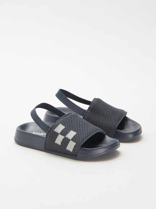 Mules de piscine élastiquées - Kiabi