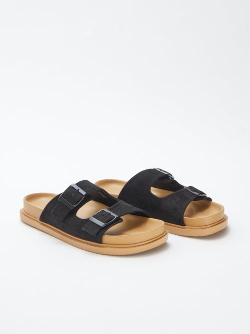 Mules épaisses double bride - Kiabi