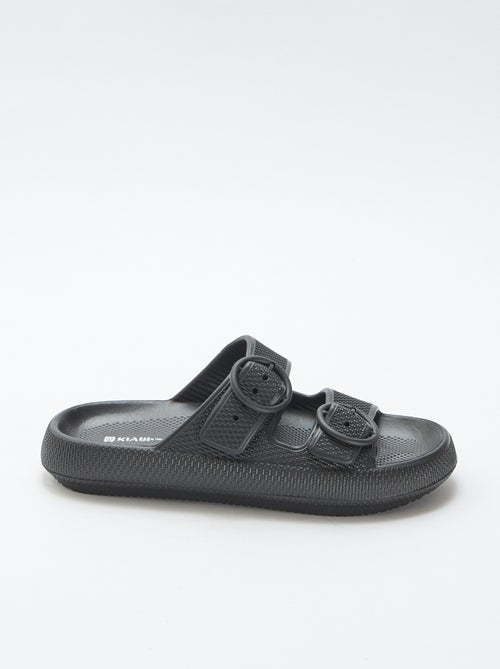 Mules unies à double bride - Kiabi