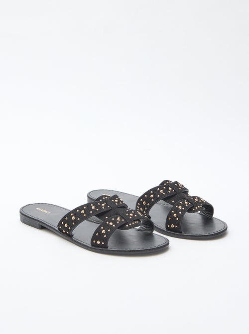 Mules with a Shimmering Macrame Strap - Kiabi