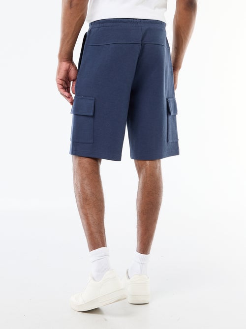Multi-Pocket Cotton Piqué Bermuda Shorts - Kiabi