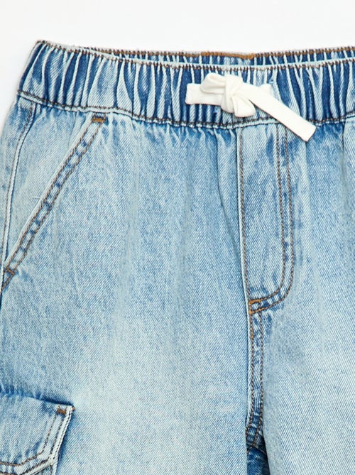 Multi-pocket denim shorts - Kiabi