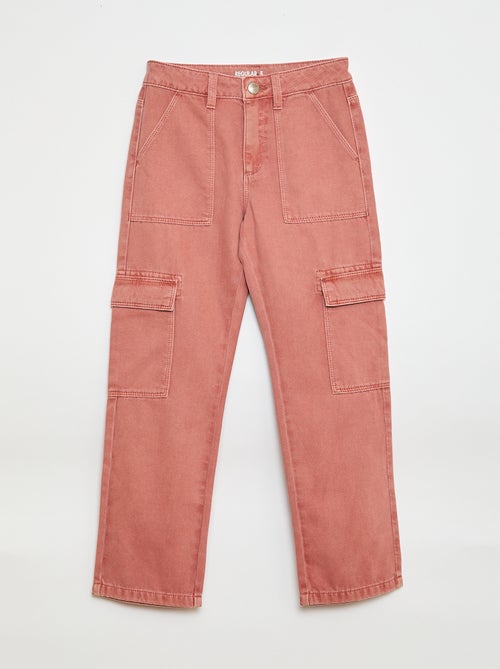Multi-Pocket Denim Trousers - Kiabi