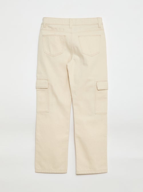 Multi-Pocket Denim Trousers - Kiabi