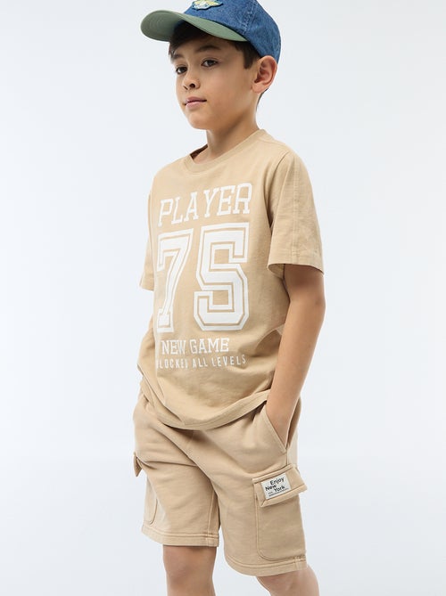 Multi-Pocket Fleece Shorts - Kiabi