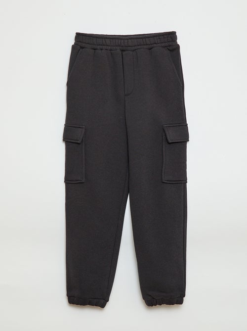 Multi-pocket sweatshirt fabric joggers - Kiabi