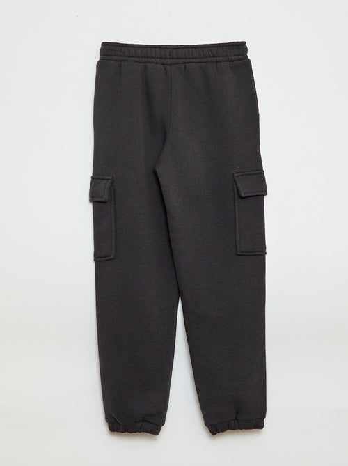 Multi-pocket sweatshirt fabric joggers - Kiabi