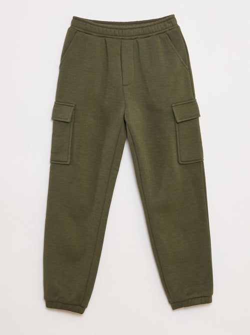 Multi-pocket sweatshirt fabric joggers - Kiabi