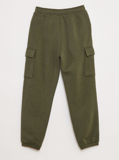 Multi-pocket sweatshirt fabric joggers - Kiabi