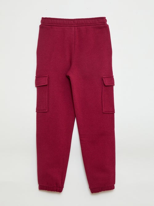 Multi-pocket sweatshirt fabric joggers - Kiabi