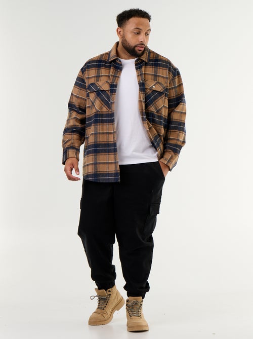 Multi-pocket trousers with elasticated waist - Kiabi