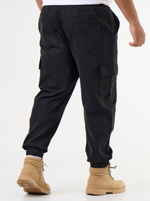 Multi-pocket trousers with elasticated waist - Kiabi