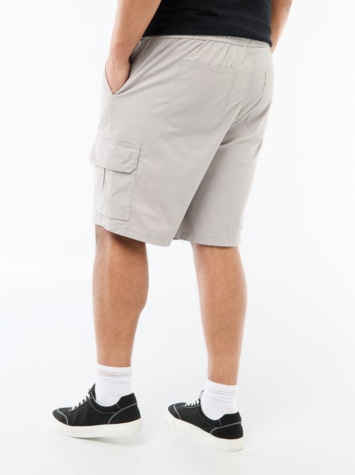 Multi-Pocket Twill Bermuda Shorts - Kiabi