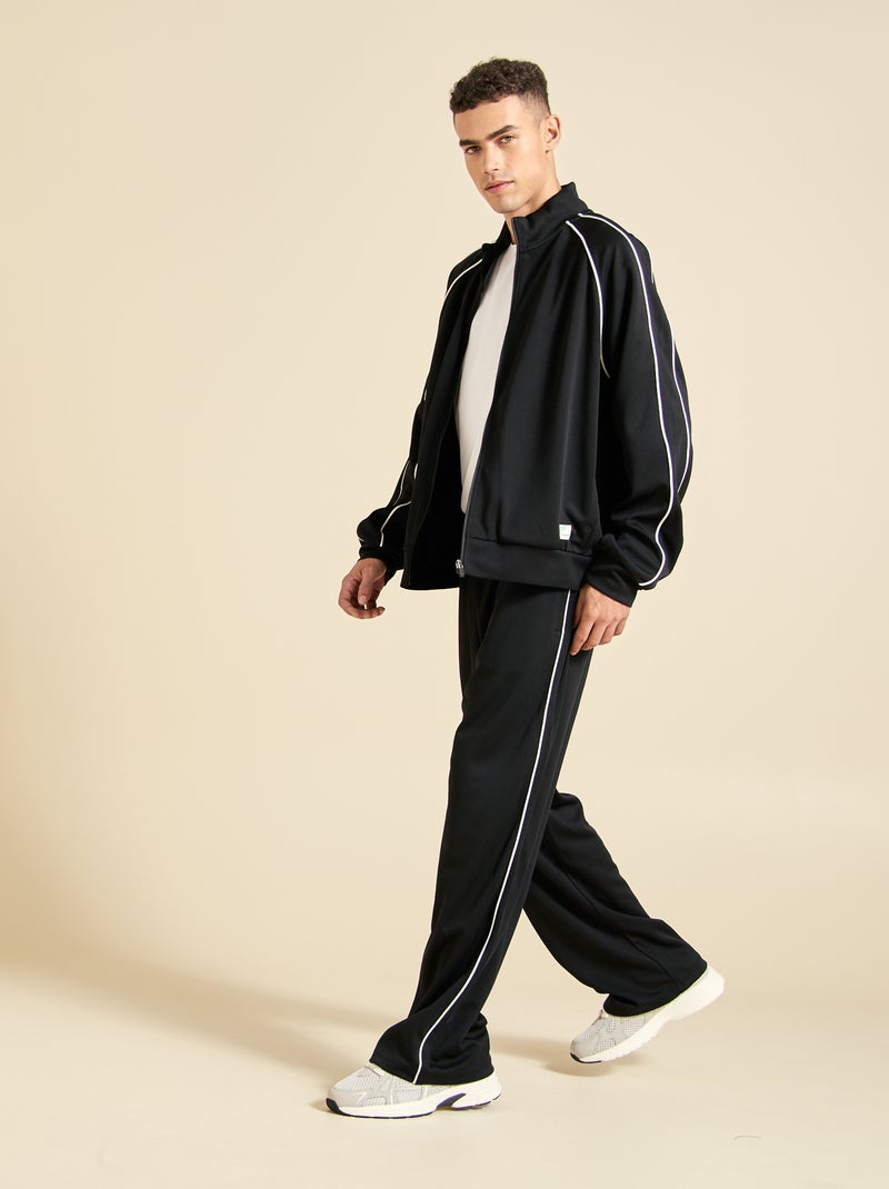 Multi-Sport-Jacke mit Reissverschluss - (ekstract) Noir - Kiabi
