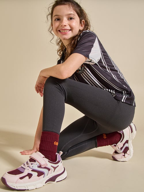 Multicolored Sport Sneakers with Velcro Straps (Ekstract) - Kiabi