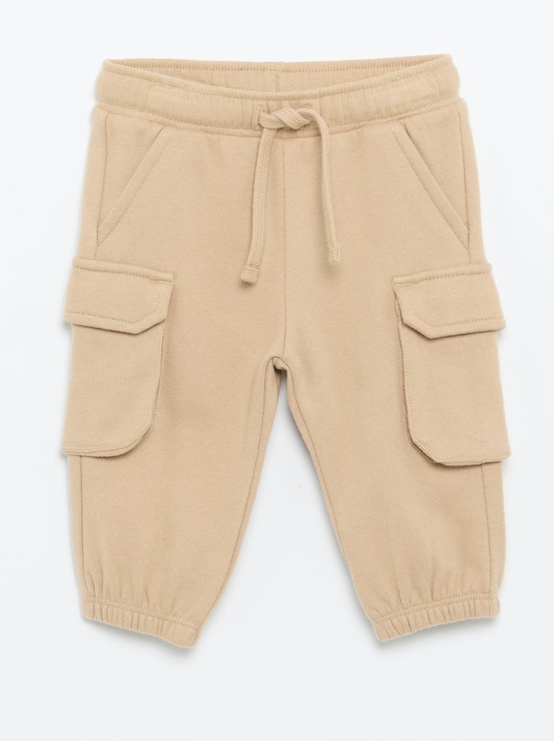 Multitaschen-Jogginghose Beige - Kiabi