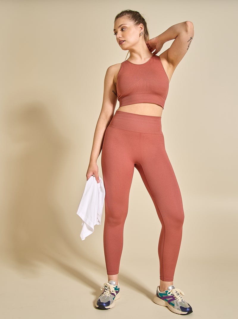 Nahtloser Sport-BH - (ekstract) Marron - Kiabi