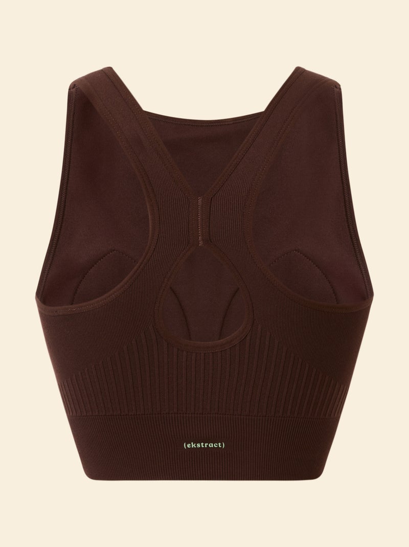 Nahtloser Sport-BH - (ekstract) Marron - Kiabi