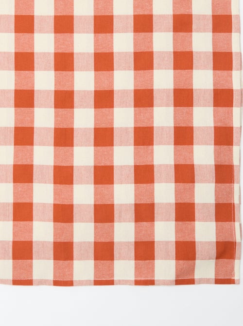 Nappe imprimée à carreaux (150x150 cm) - Kiabi Home - Kiabi