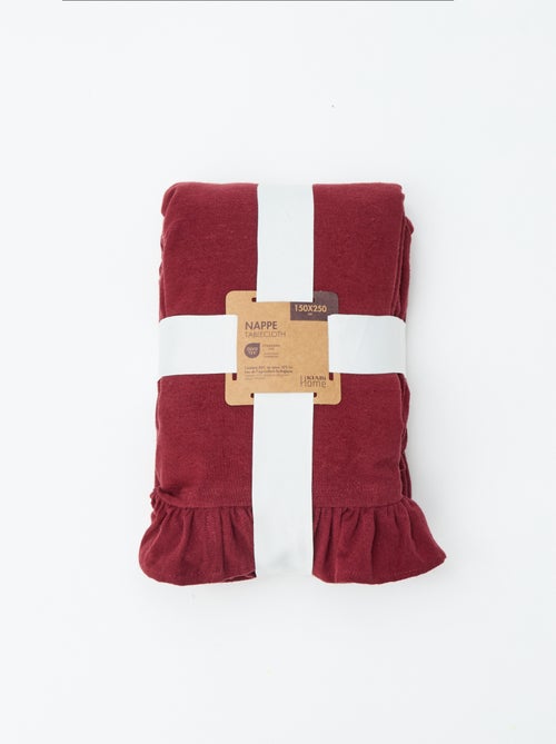 Nappe volantée (150 x 250 cm) - Kiabi