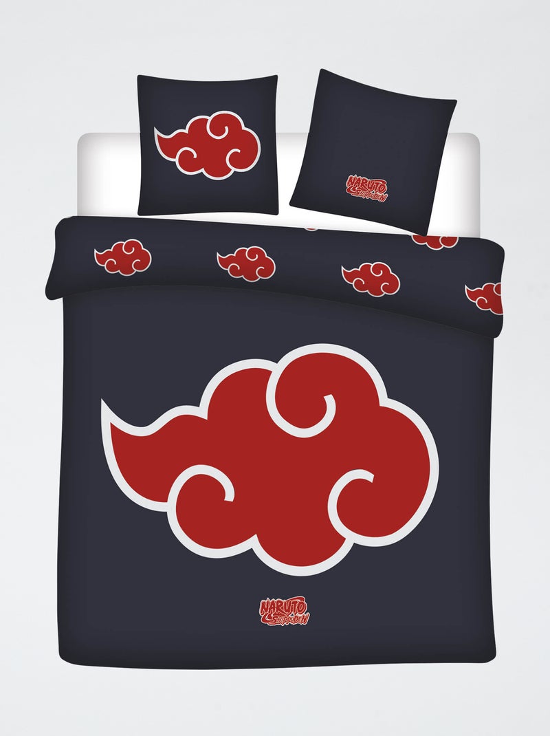 'Naruto' Duvet Cover 240x220 cm with Pillows Blue - Kiabi