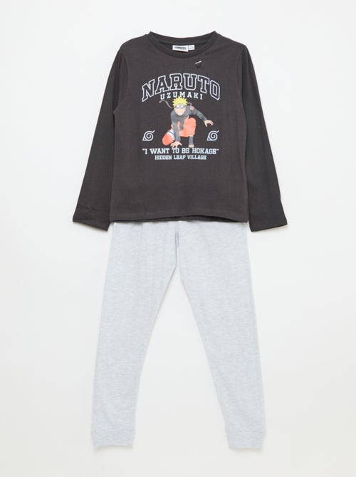 'Naruto' Pajama Set - Pants + T-shirt - 2 pieces - Kiabi