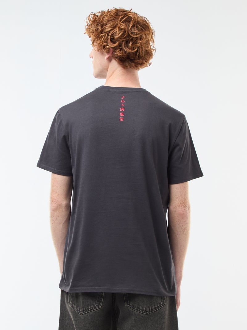Naruto Print T-shirt Black - Kiabi