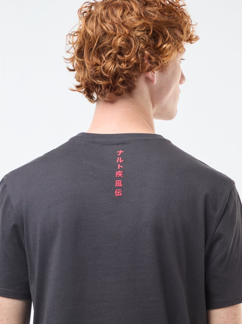 Naruto Print T-shirt Black - Kiabi